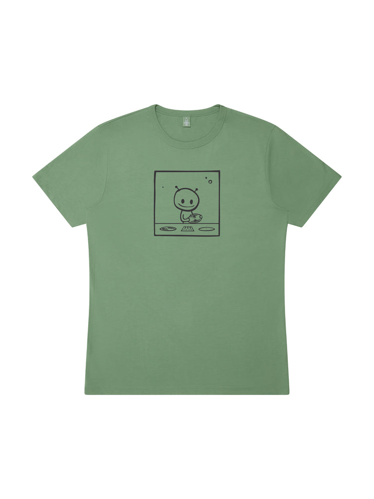 Alien DJ Bamboo T-shirt - TOMOTO