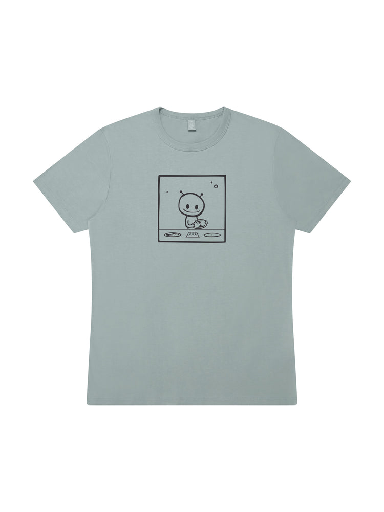 Alien DJ Bamboo T-shirt - TOMOTO