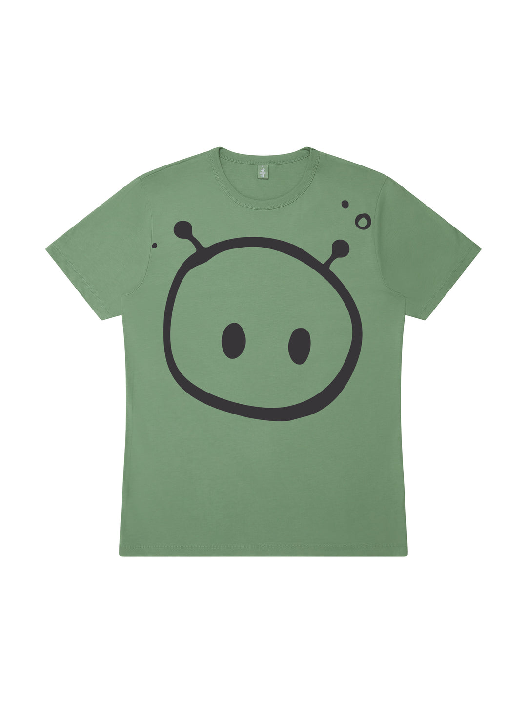 Alien Front Print Bamboo T-shirt - TOMOTO