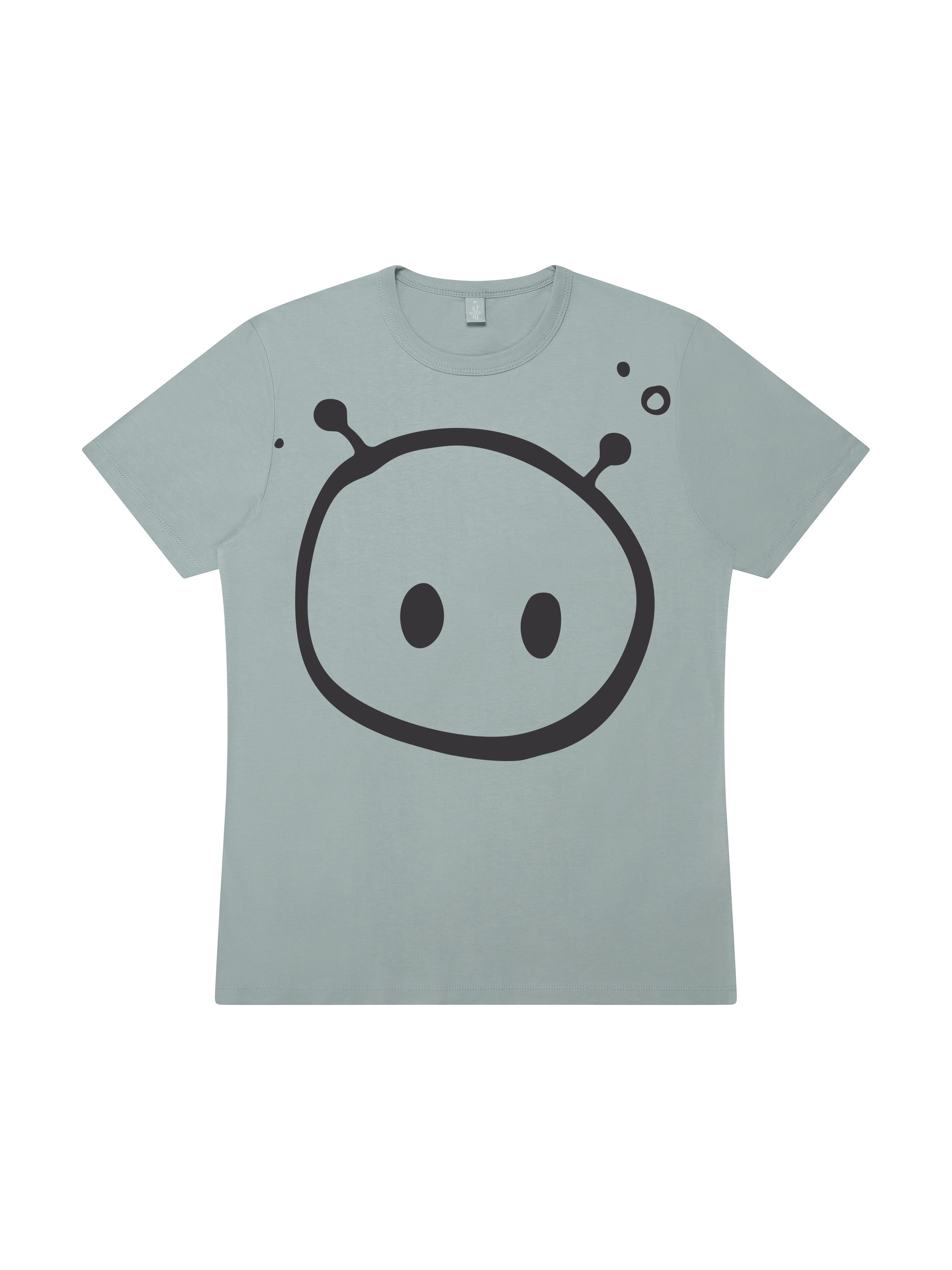 Alien Front Print Bamboo T-shirt - TOMOTO