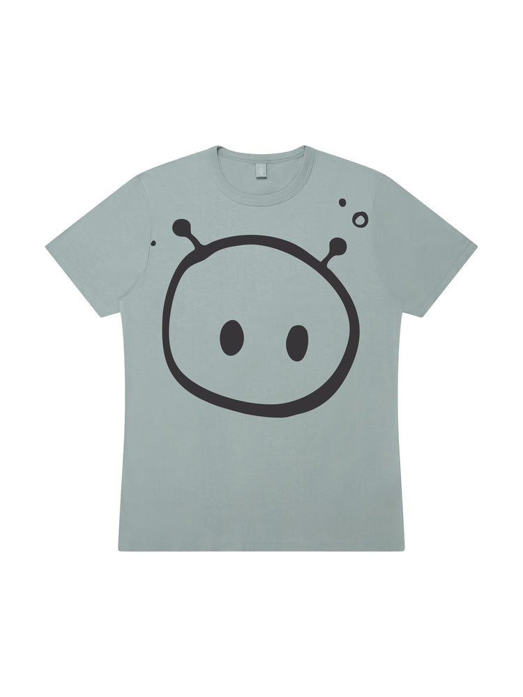 Alien Front Print Bamboo T-shirt - TOMOTO