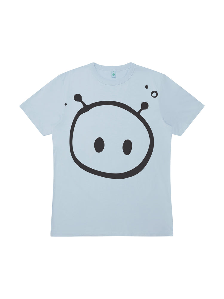 Alien Front Print Bamboo T-shirt - TOMOTO