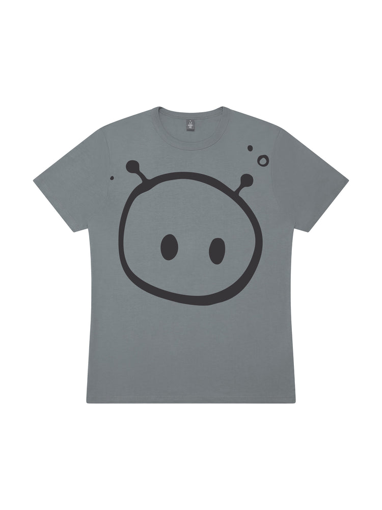 Alien Front Print Bamboo T-shirt - TOMOTO