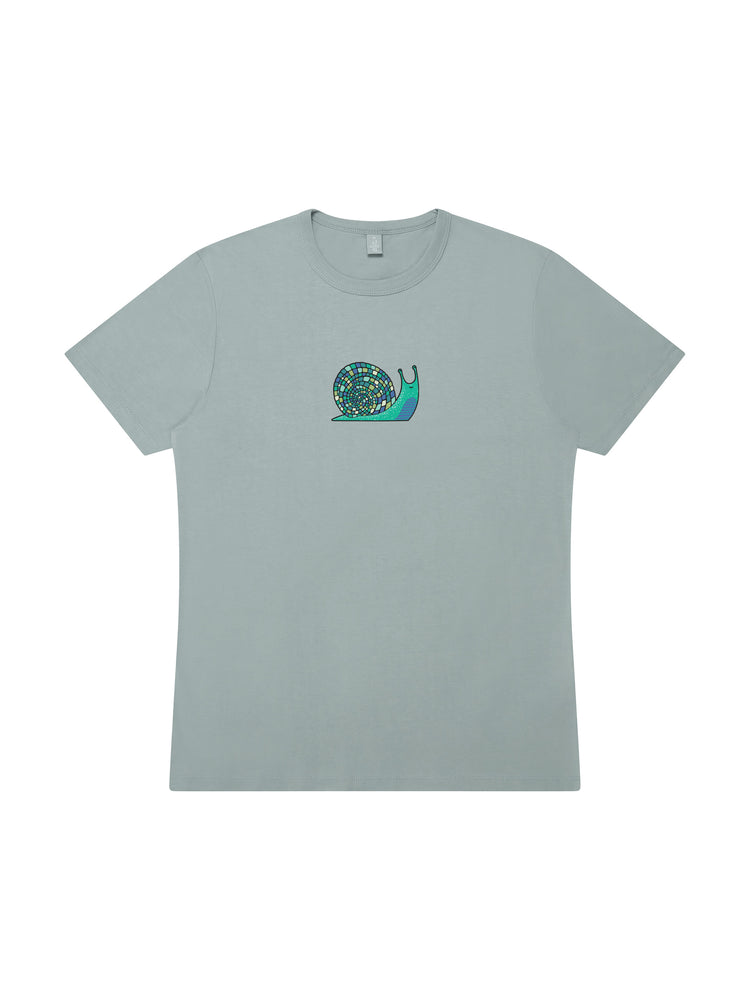 Disco Snail Bamboo T-shirt - TOMOTO