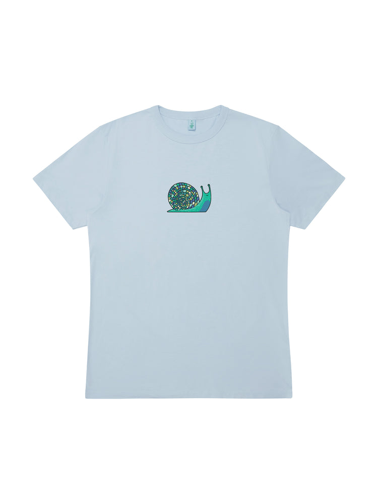 Disco Snail Bamboo T-shirt - TOMOTO