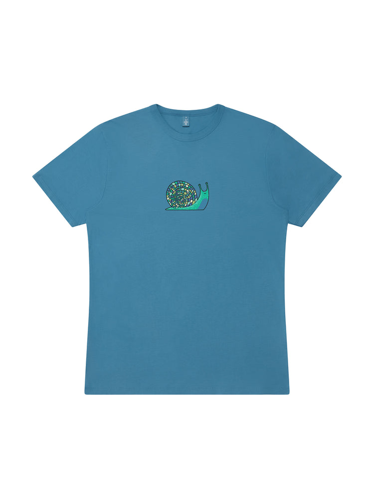 Disco Snail Bamboo T-shirt - TOMOTO
