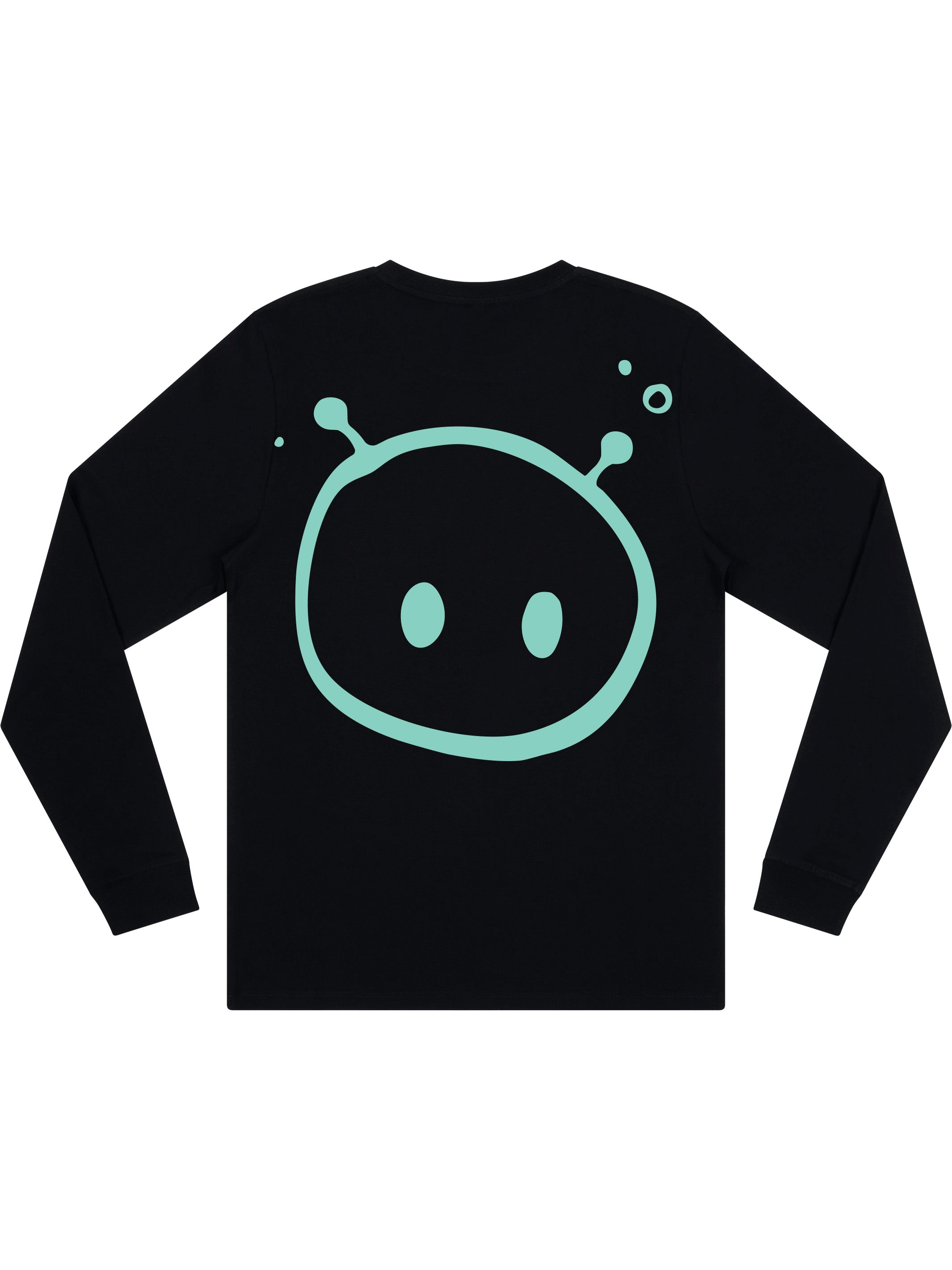 Alien Back Print Long Sleeve T-shirt (New) - TOMOTO