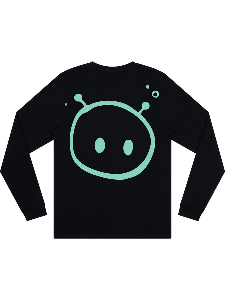 Alien Back Print Long Sleeve T-shirt (New) - TOMOTO