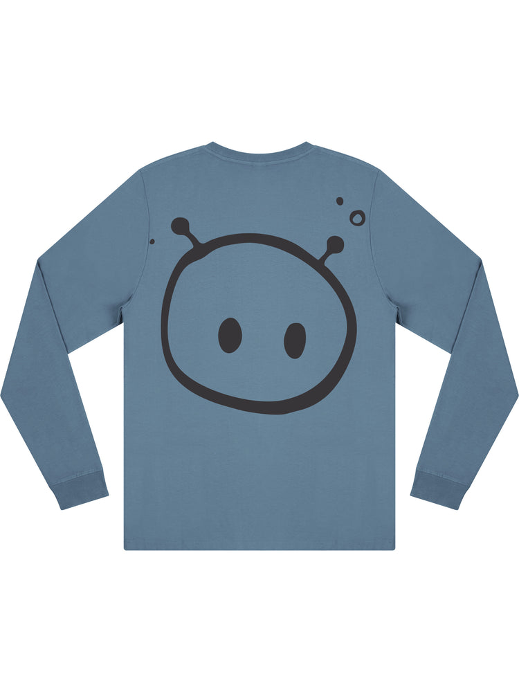 Alien Back Print Long Sleeve T-shirt (New) - TOMOTO