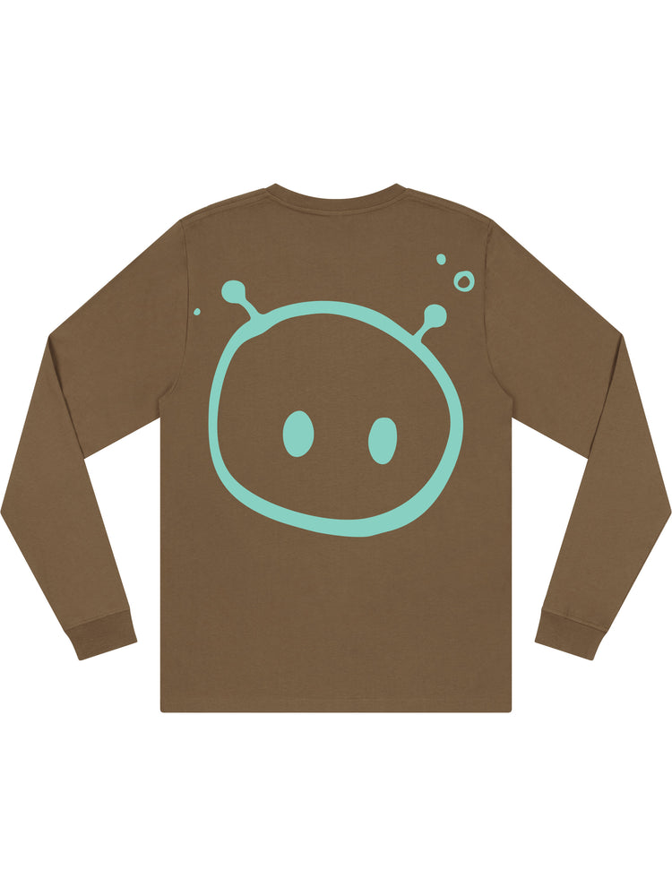Alien Back Print Long Sleeve T-shirt (New) - TOMOTO