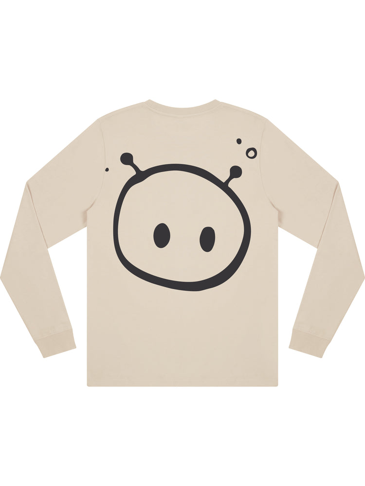 Alien Back Print Long Sleeve T-shirt (New) - TOMOTO