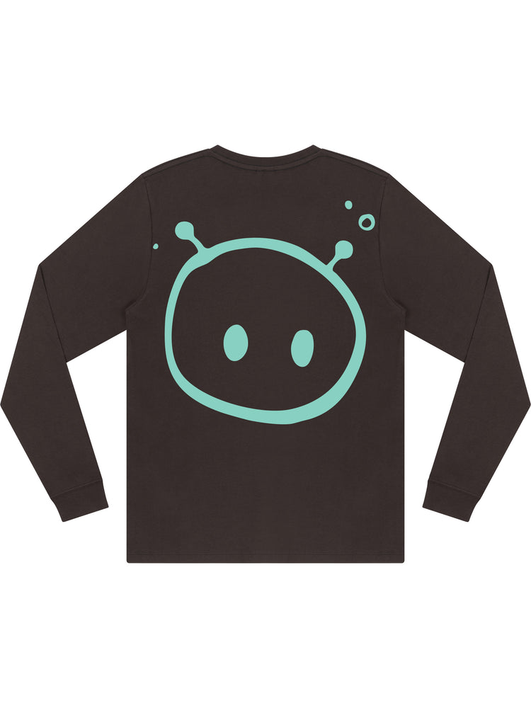 Alien Back Print Long Sleeve T-shirt (New) - TOMOTO