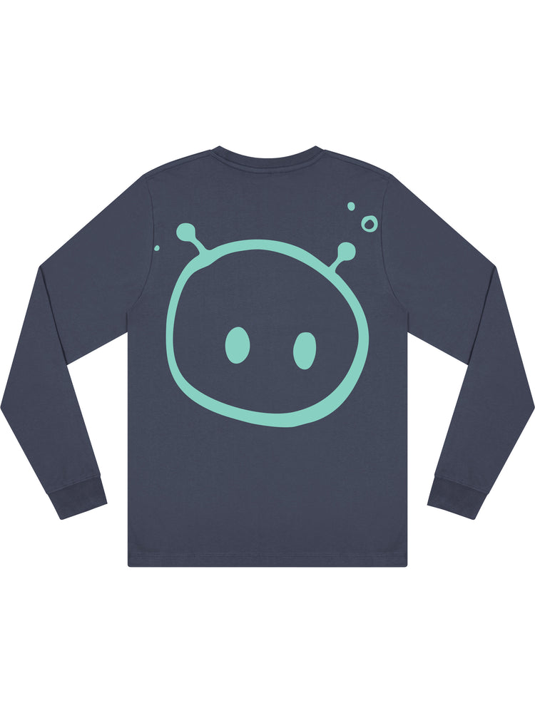 Alien Back Print Long Sleeve T-shirt (New) - TOMOTO