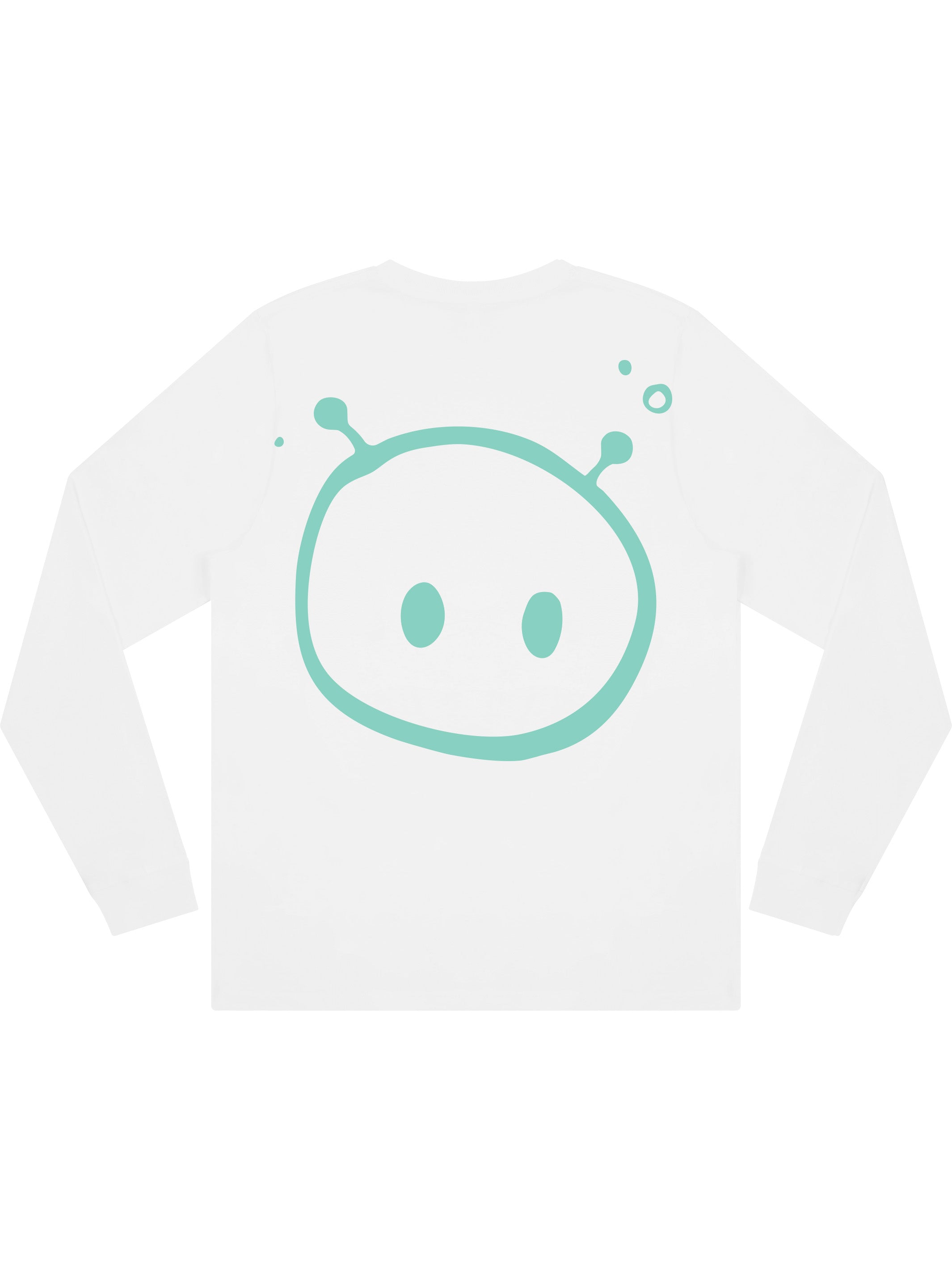 Alien Back Print Long Sleeve T-shirt (New) - TOMOTO