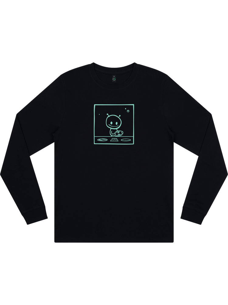 Alien DJ Long Sleeve T-shirt (New) - TOMOTO