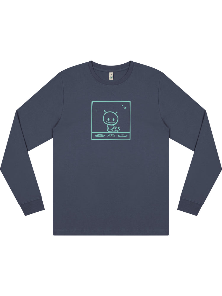 Alien DJ Long Sleeve T-shirt (New) - TOMOTO