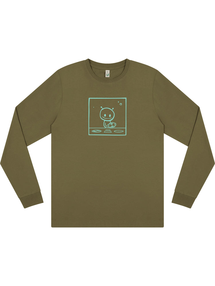 Alien DJ Long Sleeve T-shirt (New) - TOMOTO