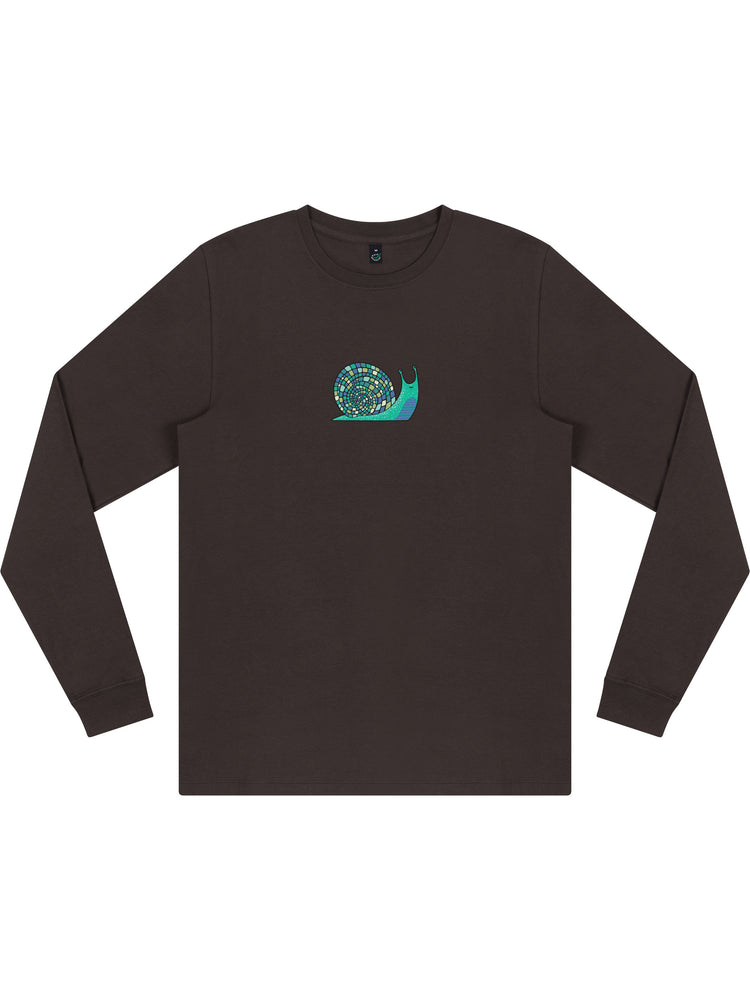 Disco Snail Long Sleeve T-shirt (New) - TOMOTO