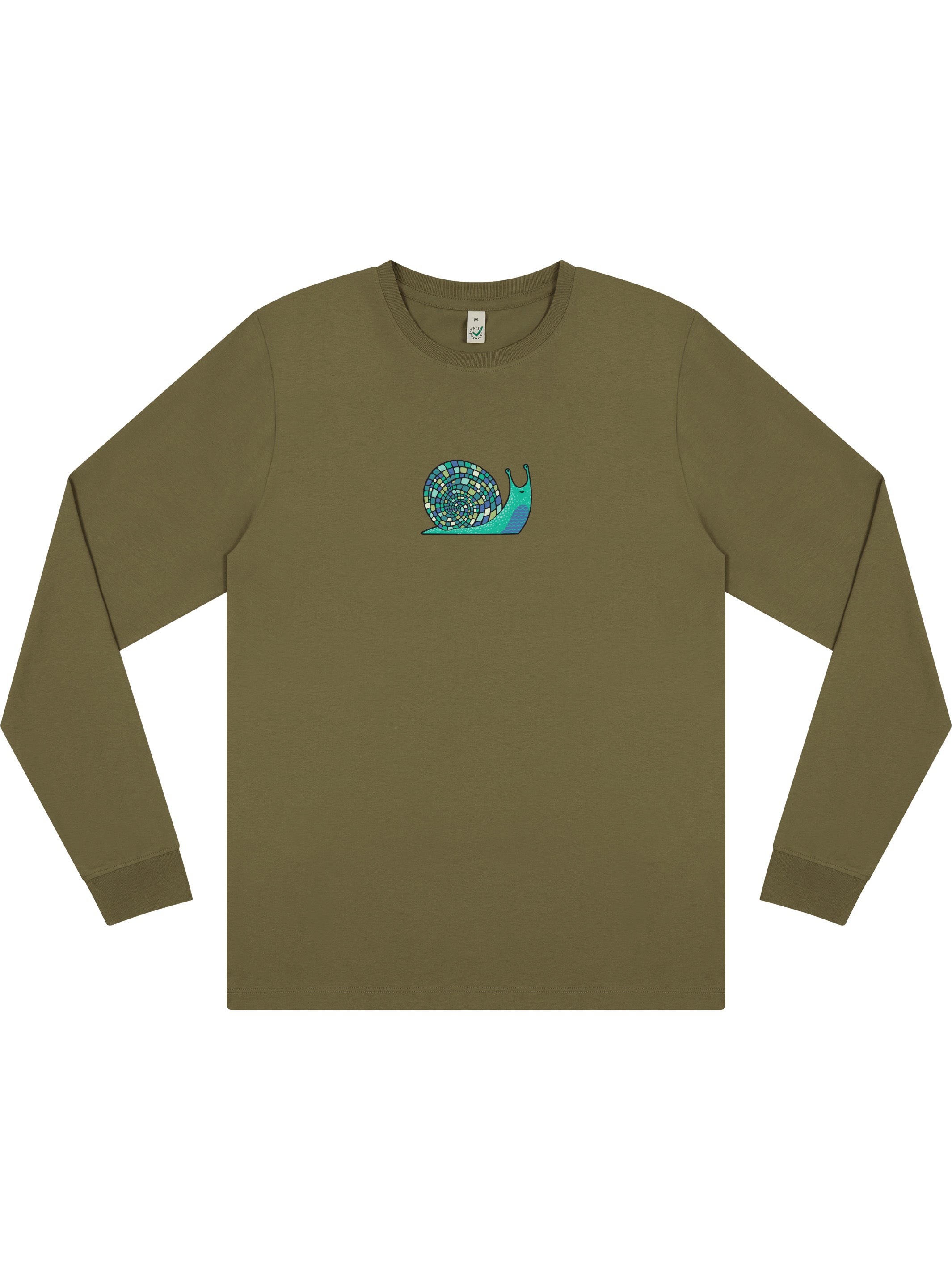 Disco Snail Long Sleeve T-shirt (New) - TOMOTO