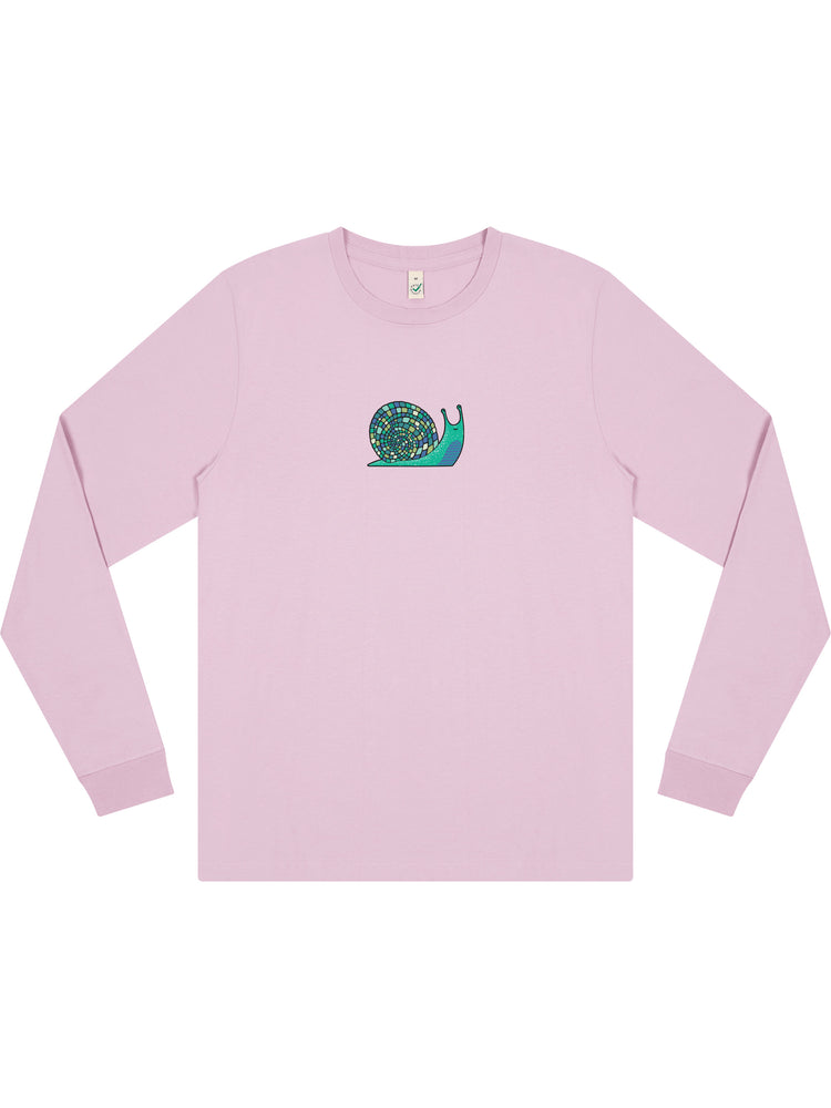 Disco Snail Long Sleeve T-shirt (New) - TOMOTO