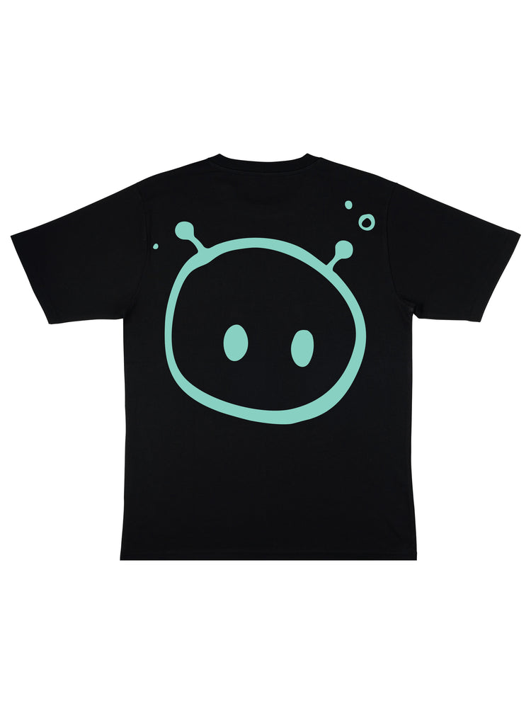 Alien Back Print Oversized T-shirt (New) - TOMOTO