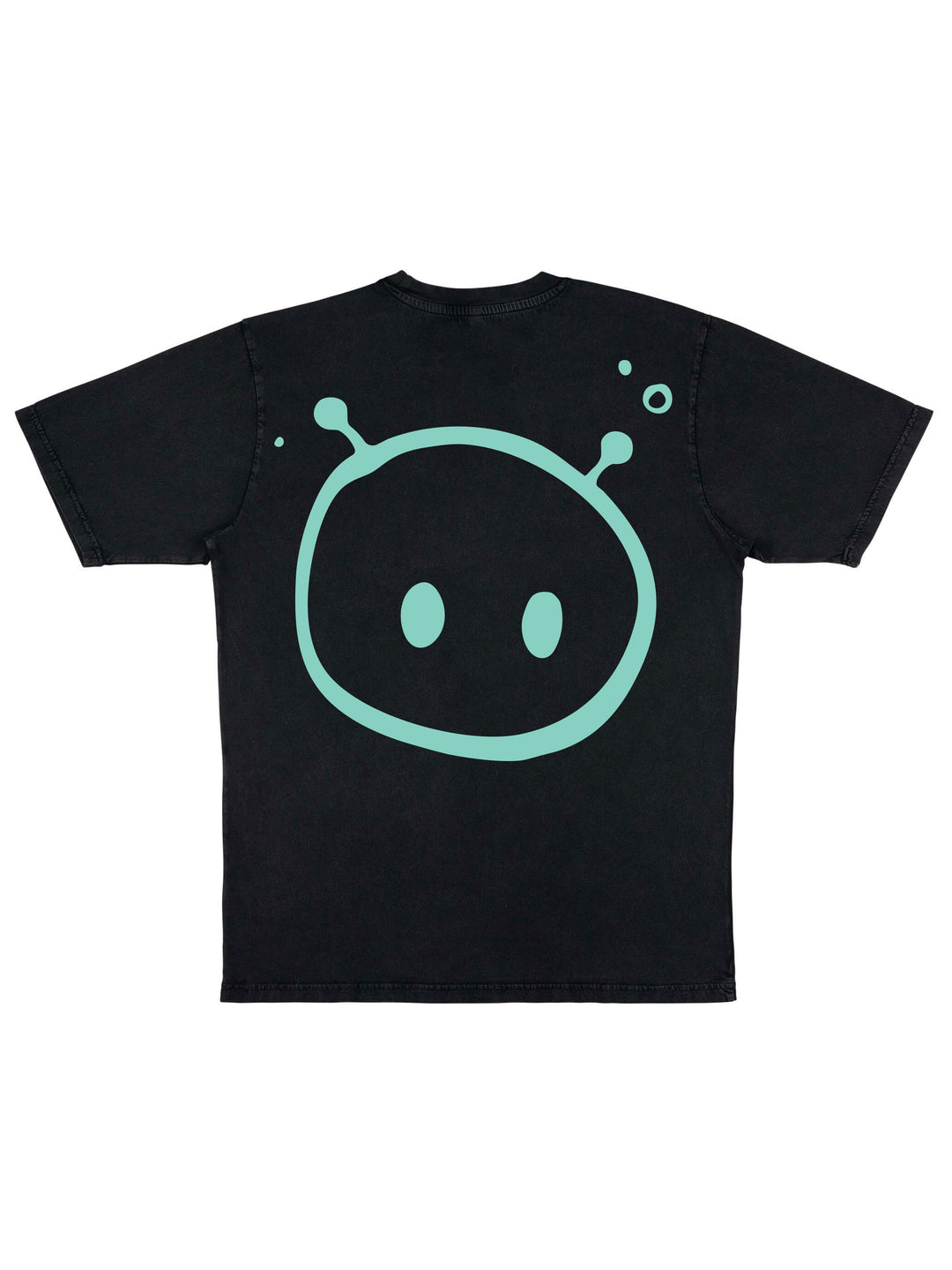 Alien Back Print Oversized T-shirt (New) - TOMOTO