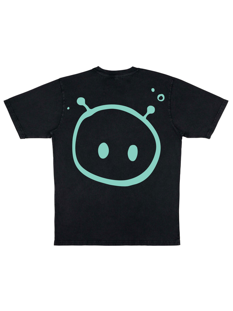 Alien Back Print Oversized T-shirt (New) - TOMOTO