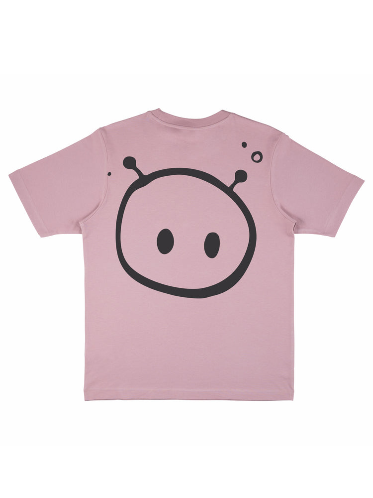 Alien Back Print Oversized T-shirt (New) - TOMOTO