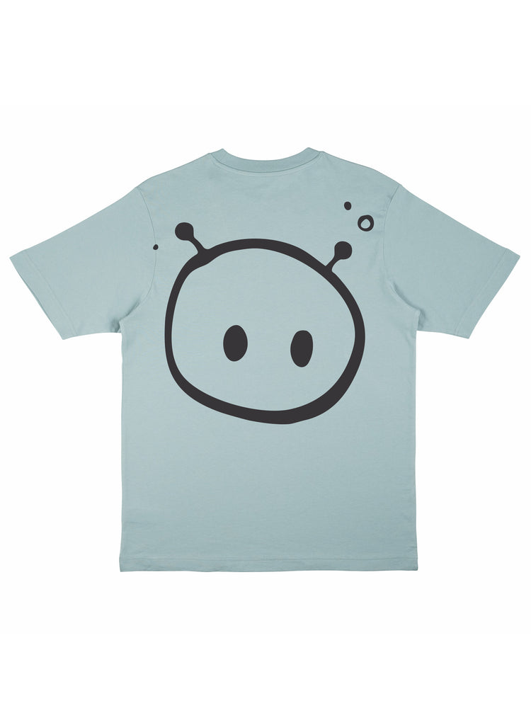 Alien Back Print Oversized T-shirt (New) - TOMOTO