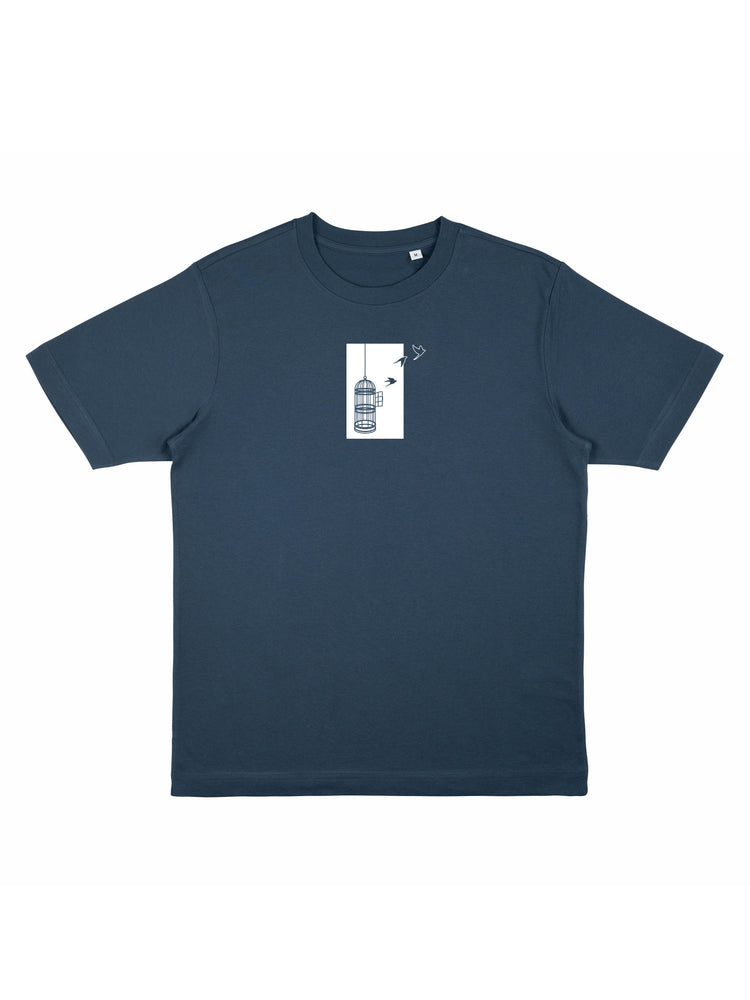 Birdcage Oversized T-shirt - TOMOTO