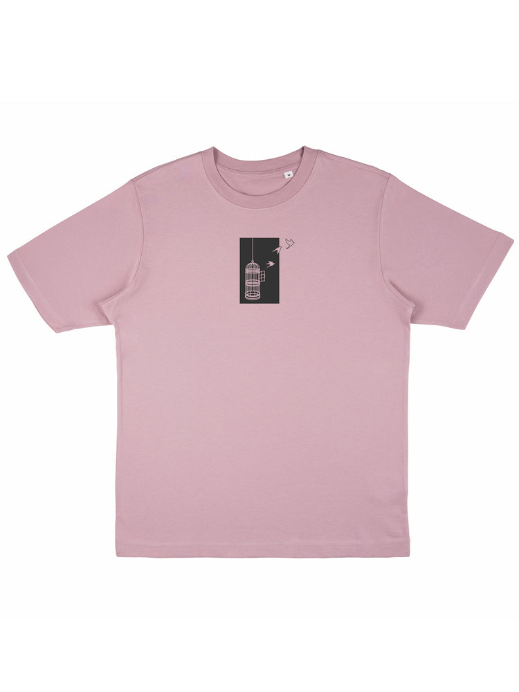 Birdcage Oversized T-shirt - TOMOTO