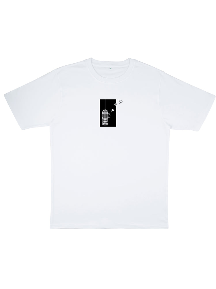 Birdcage Oversized T-shirt - TOMOTO