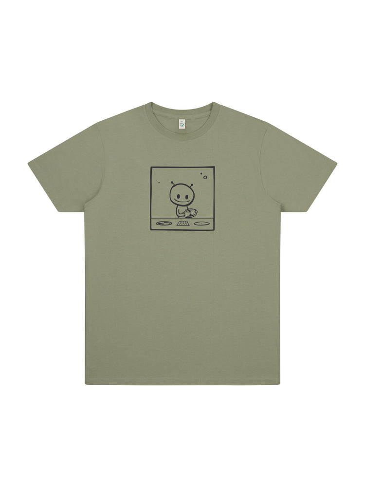 Alien DJ Organic Cotton T-shirt (NEW) - TOMOTO