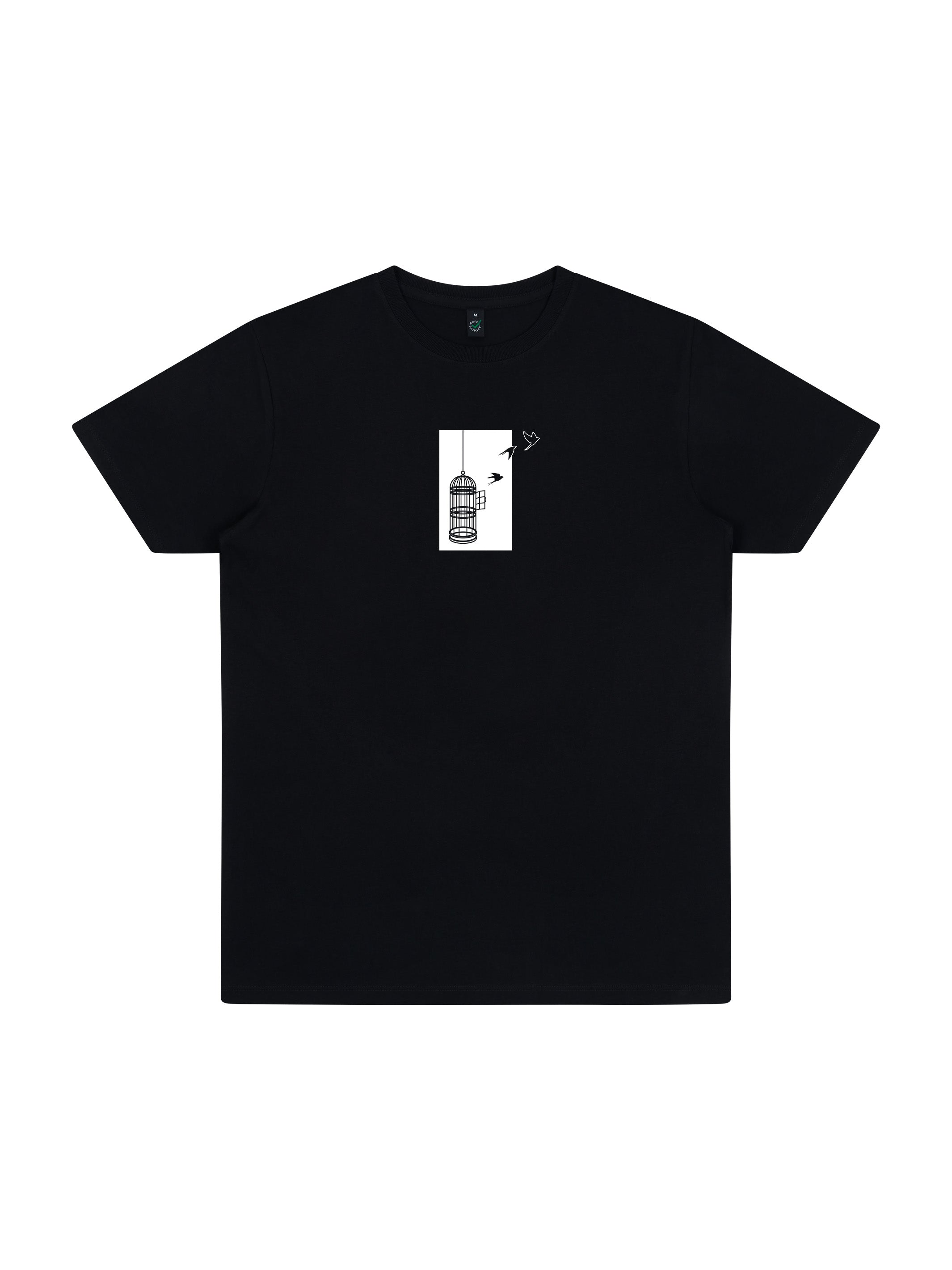 Birdcage Organic Cotton T-shirt - TOMOTO