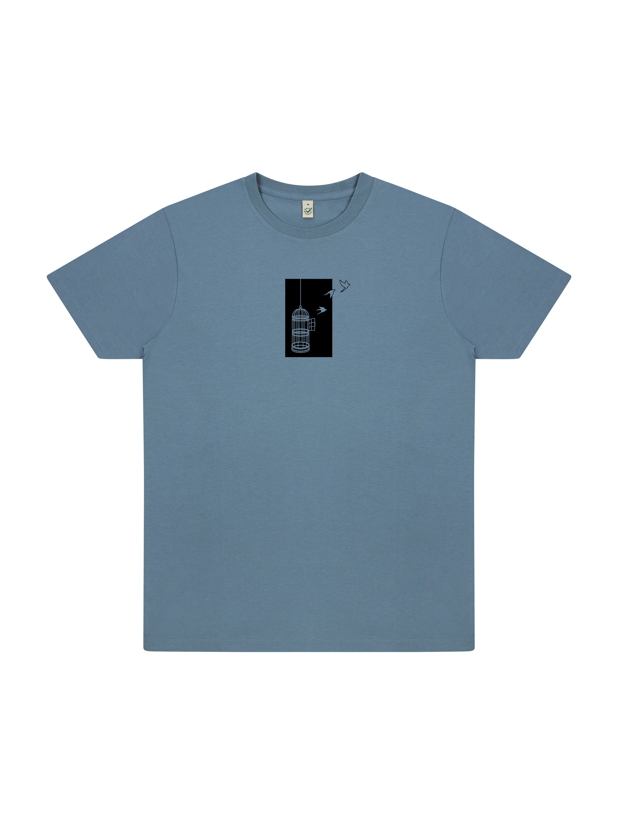 Birdcage Organic Cotton T-shirt - TOMOTO