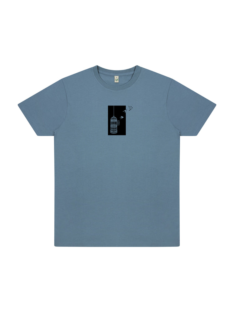 Birdcage Organic Cotton T-shirt - TOMOTO
