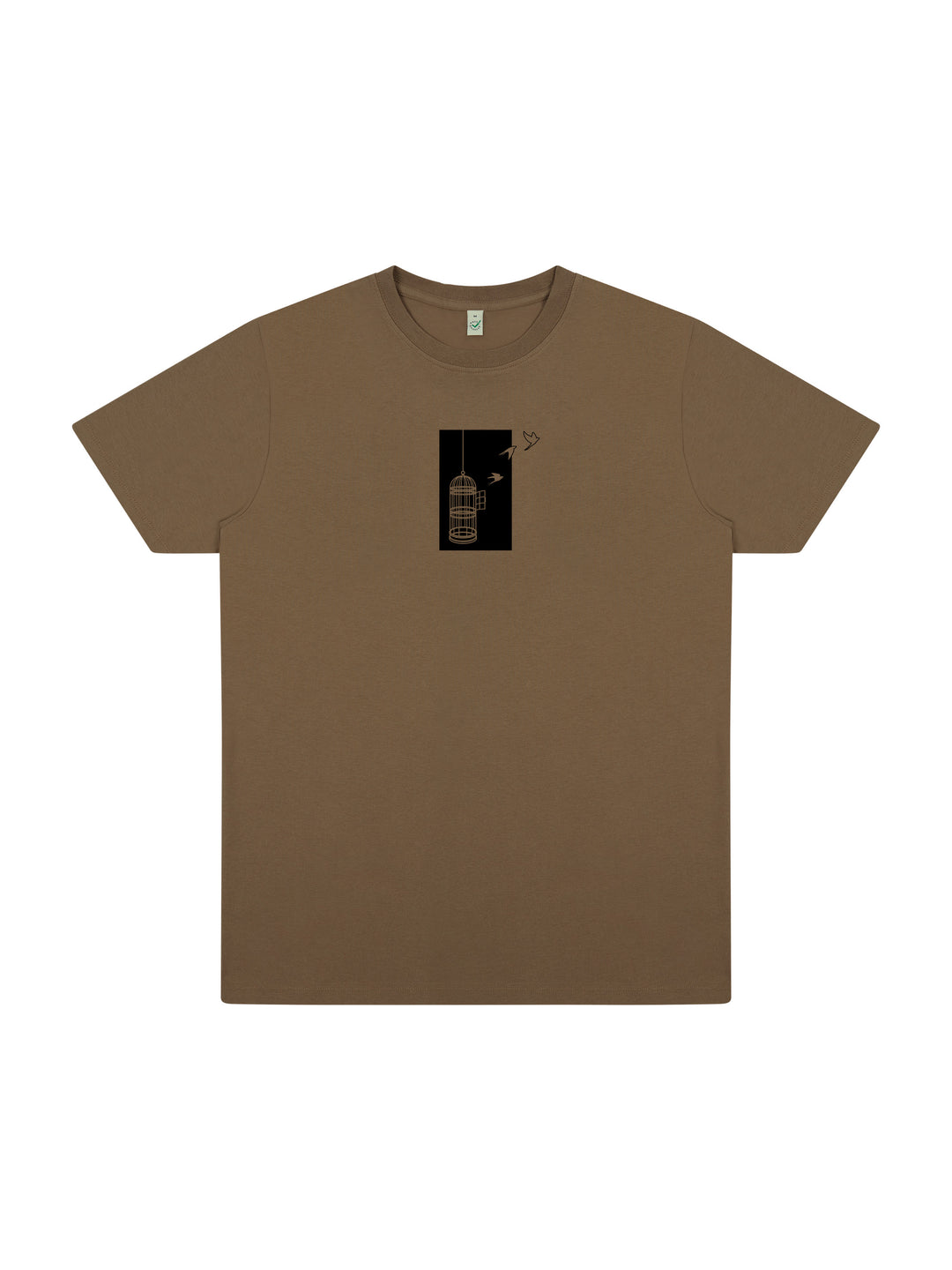 Birdcage Organic Cotton T-shirt - TOMOTO
