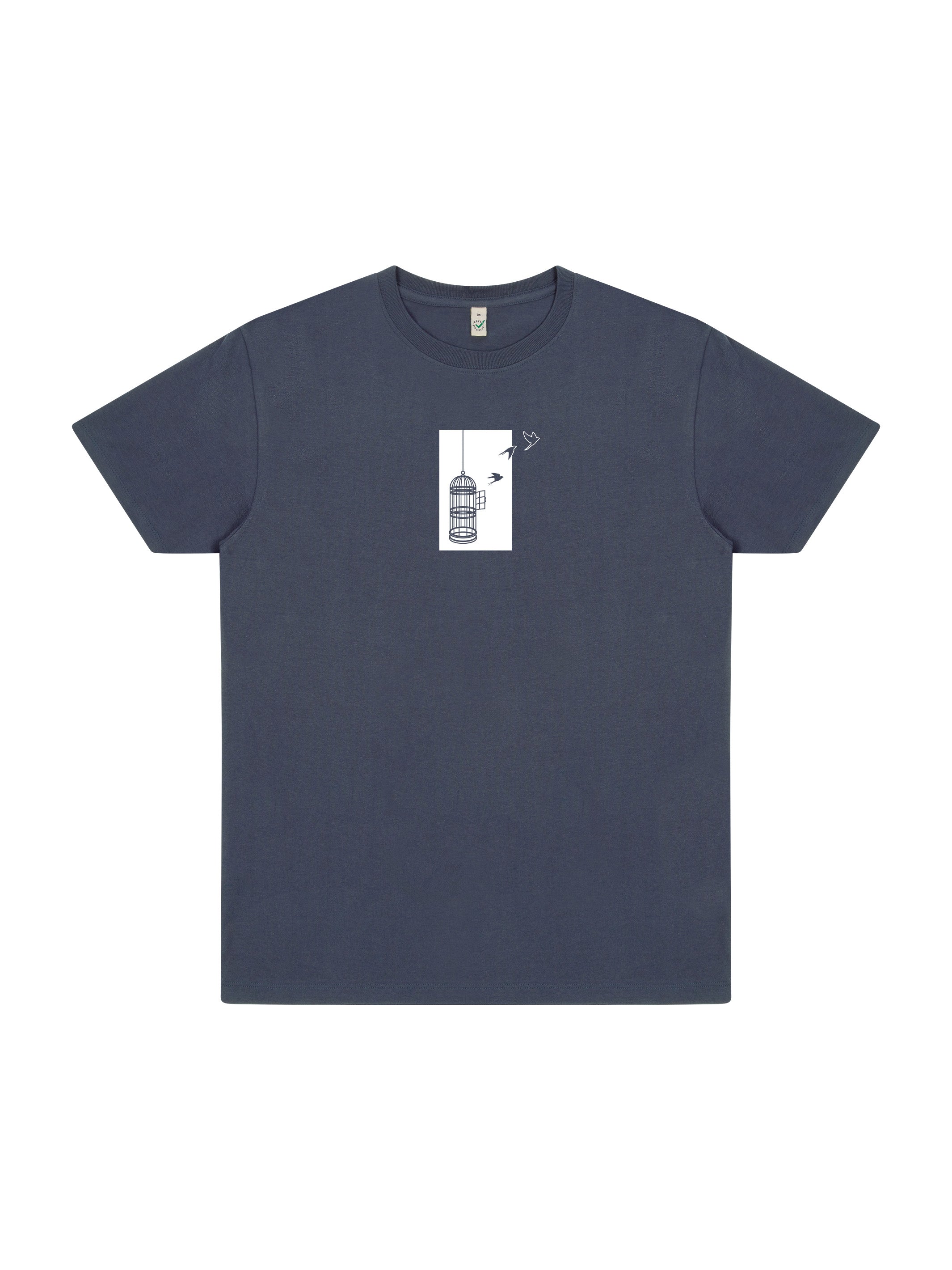 Birdcage Organic Cotton T-shirt - TOMOTO