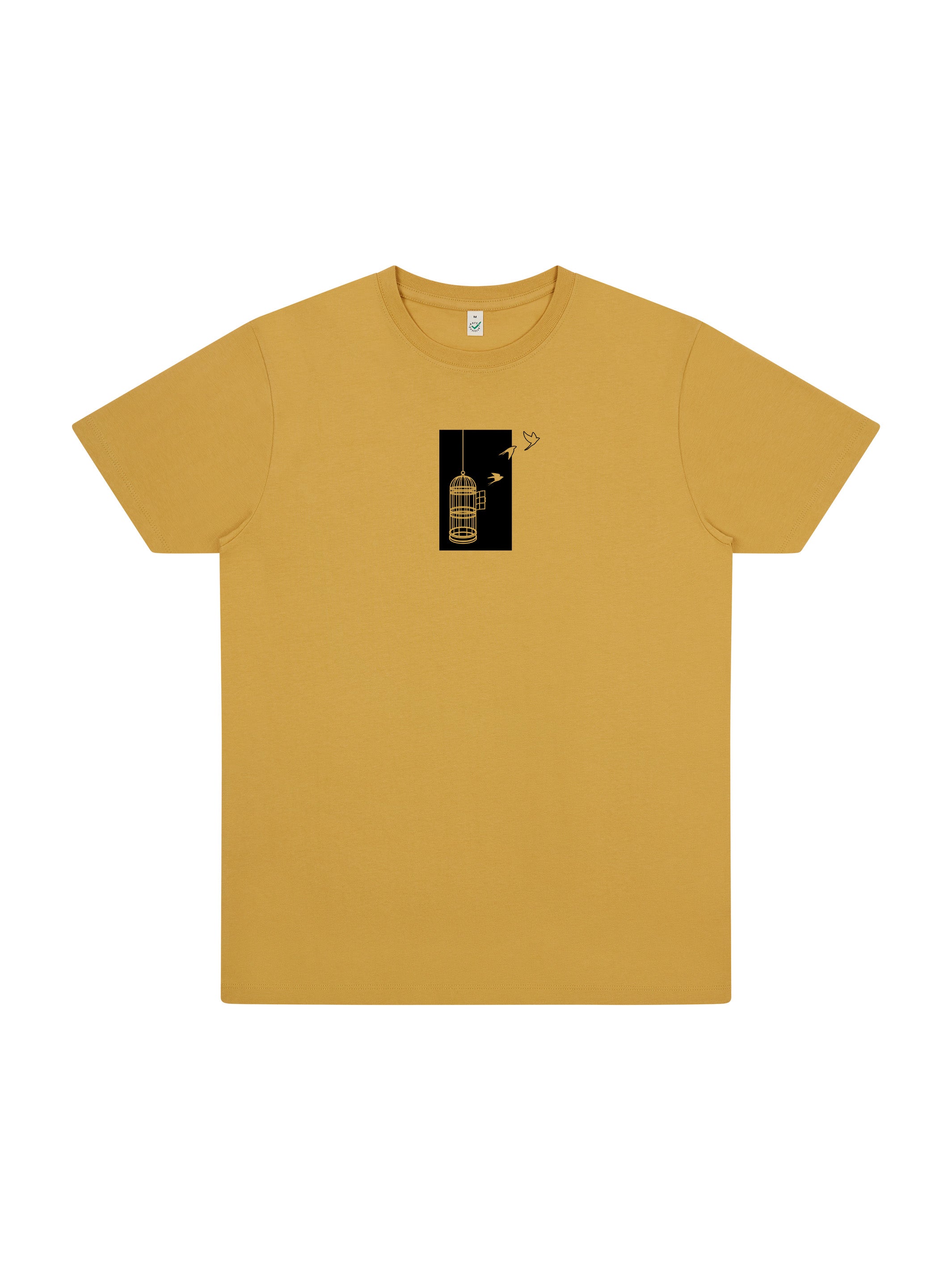 Birdcage Organic Cotton T-shirt - TOMOTO