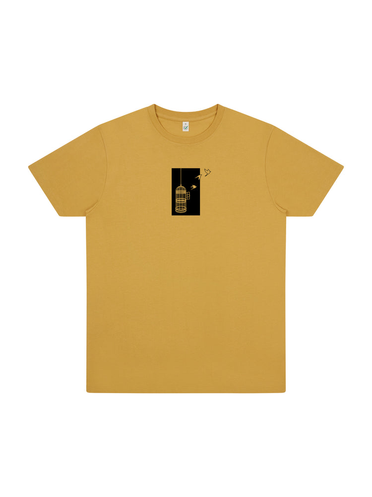 Birdcage Organic Cotton T-shirt - TOMOTO
