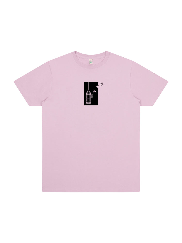 Birdcage Organic Cotton T-shirt - TOMOTO