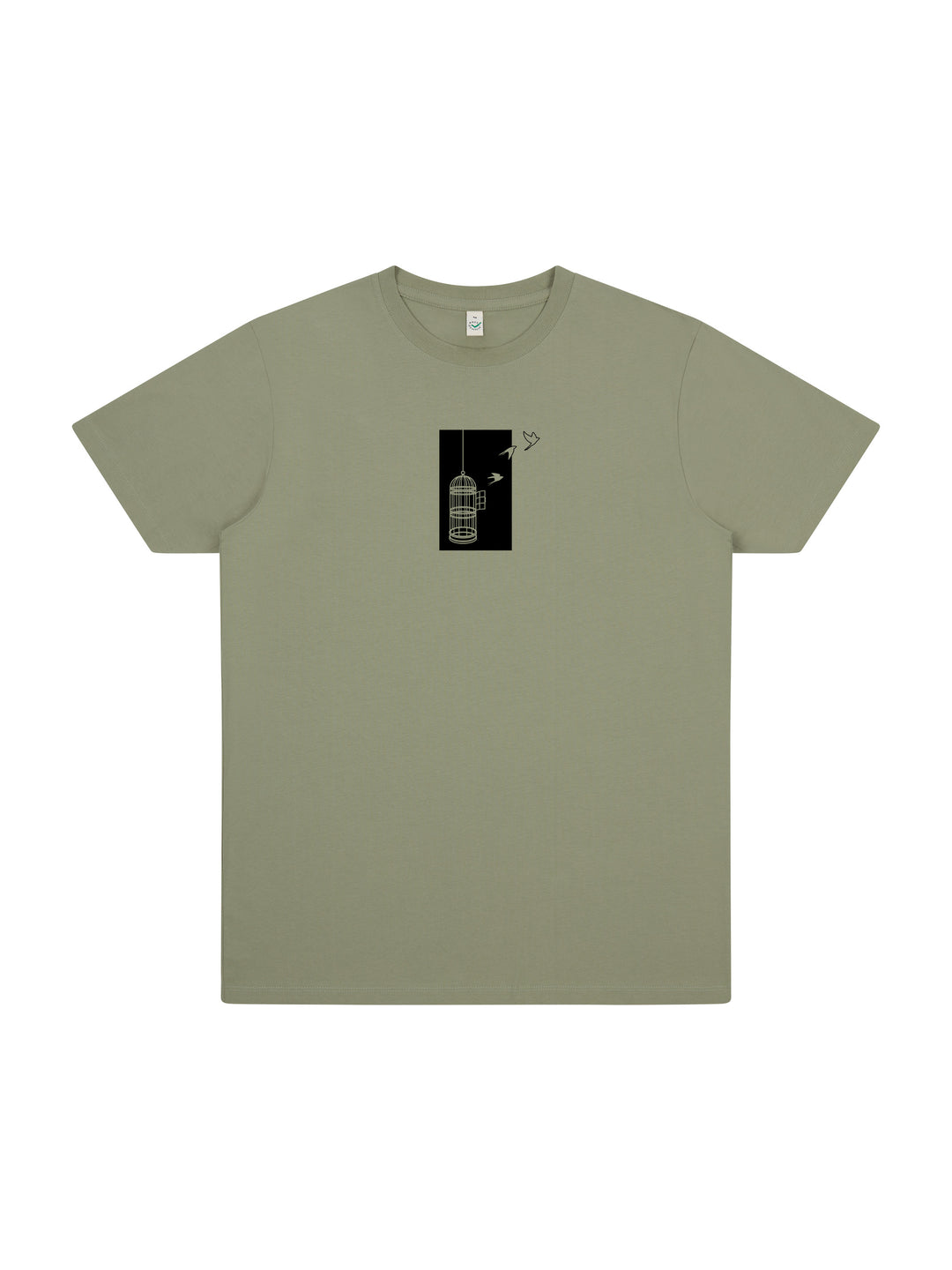 Birdcage Organic Cotton T-shirt - TOMOTO
