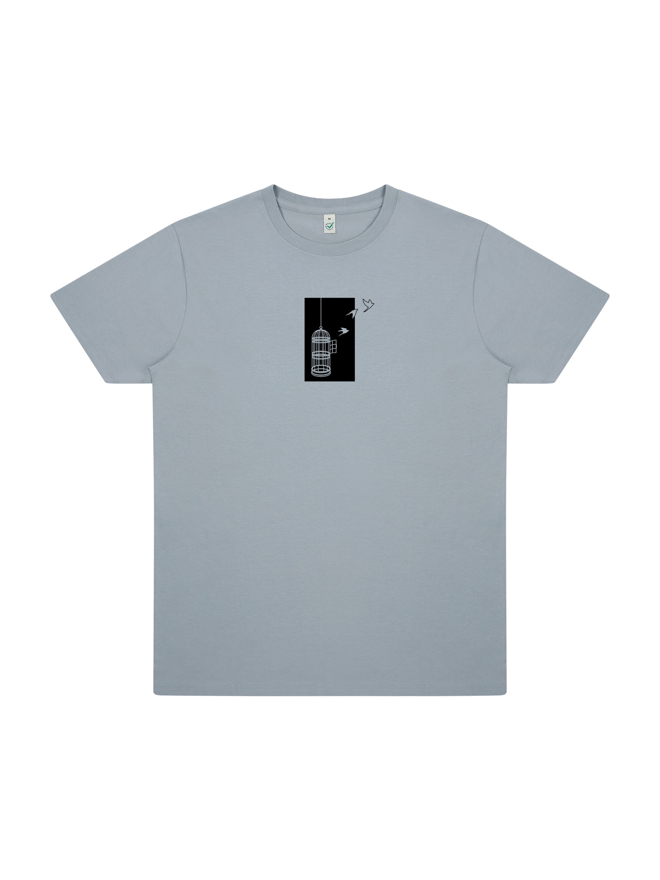 Birdcage Organic Cotton T-shirt - TOMOTO