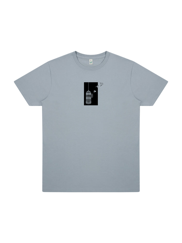 Birdcage Organic Cotton T-shirt - TOMOTO