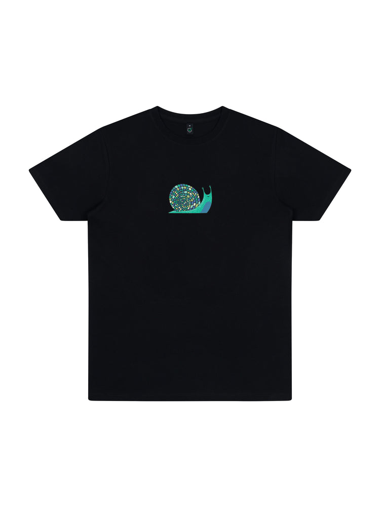 Disco Snail Organic Cotton T-shirt (NEW) - TOMOTO