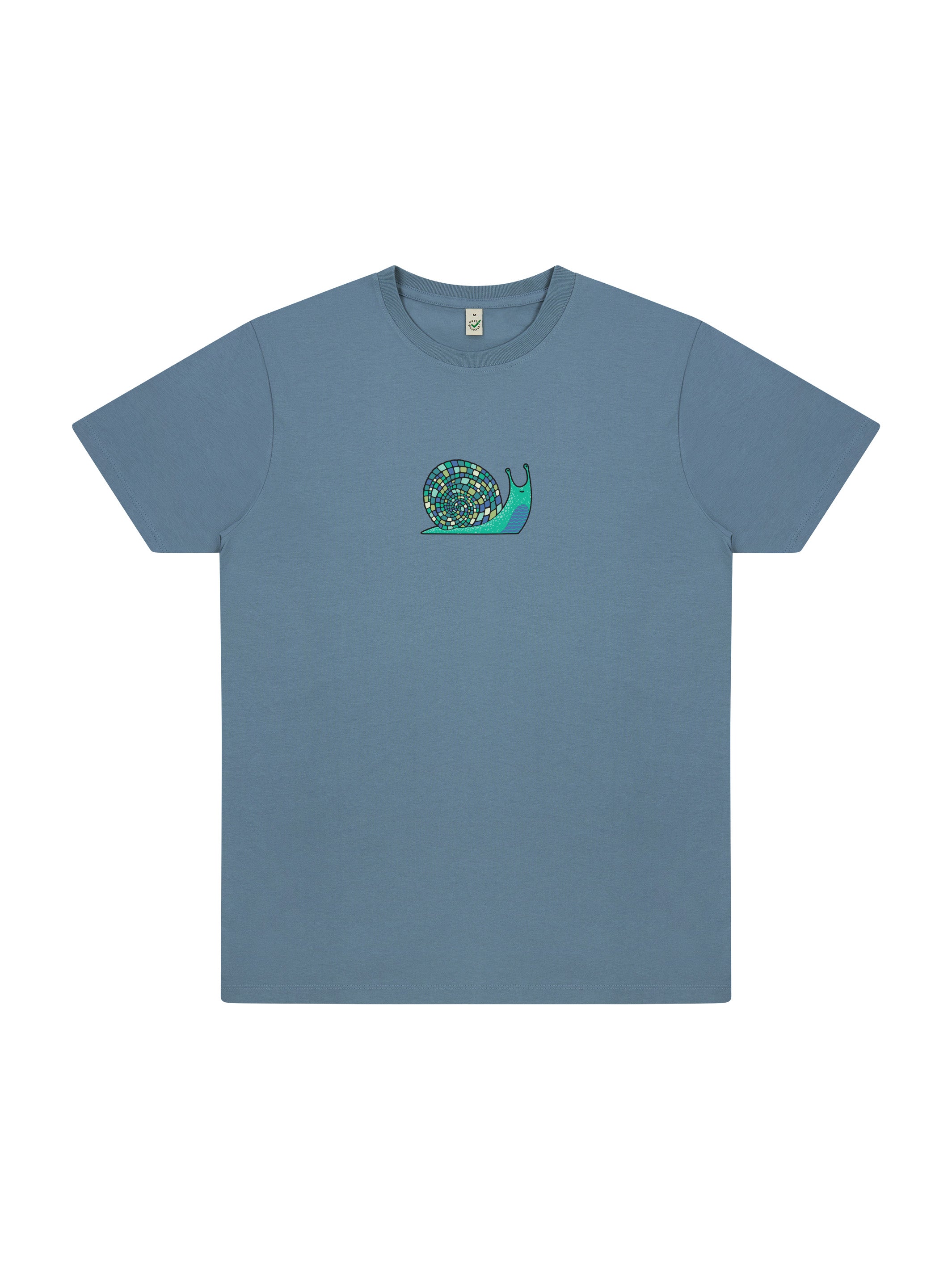 Disco Snail Organic Cotton T-shirt (NEW) - TOMOTO