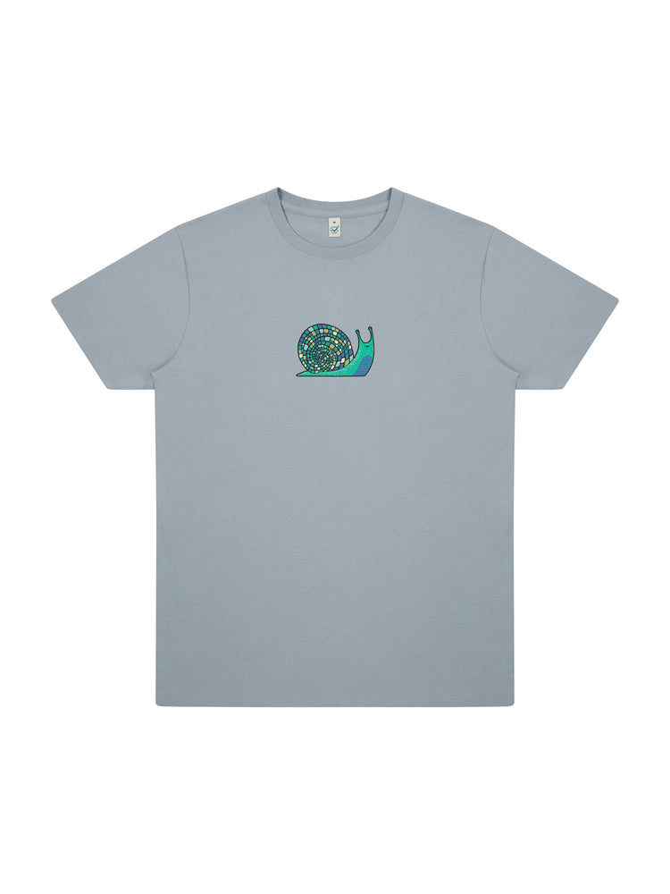 Disco Snail Organic Cotton T-shirt (NEW) - TOMOTO
