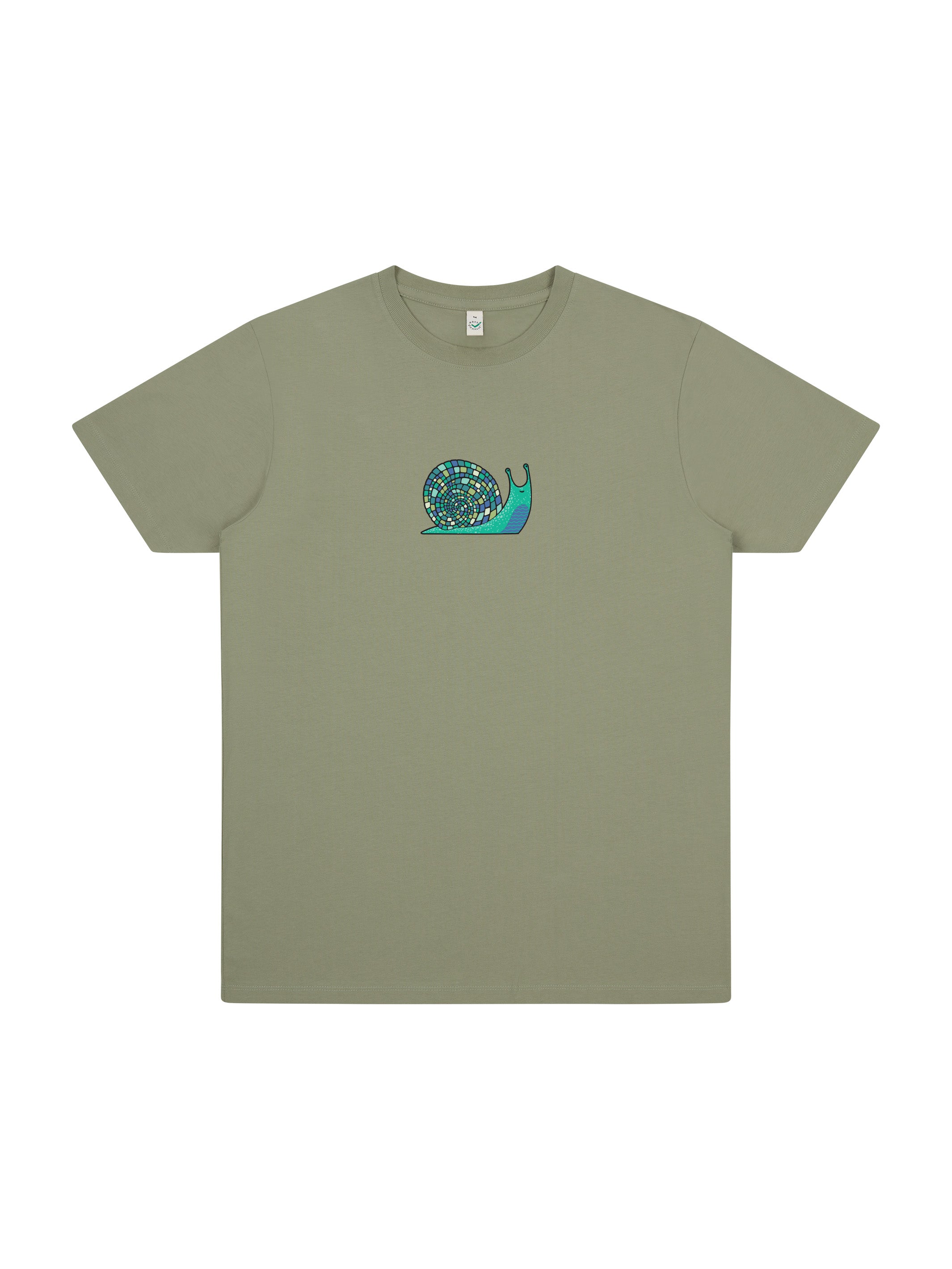 Disco Snail Organic Cotton T-shirt (NEW) - TOMOTO