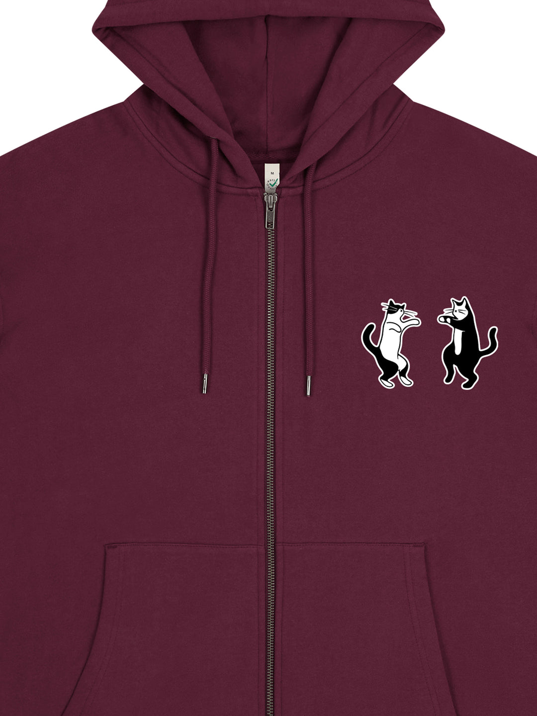 Dancing Cats Zip Hoodie - TOMOTO