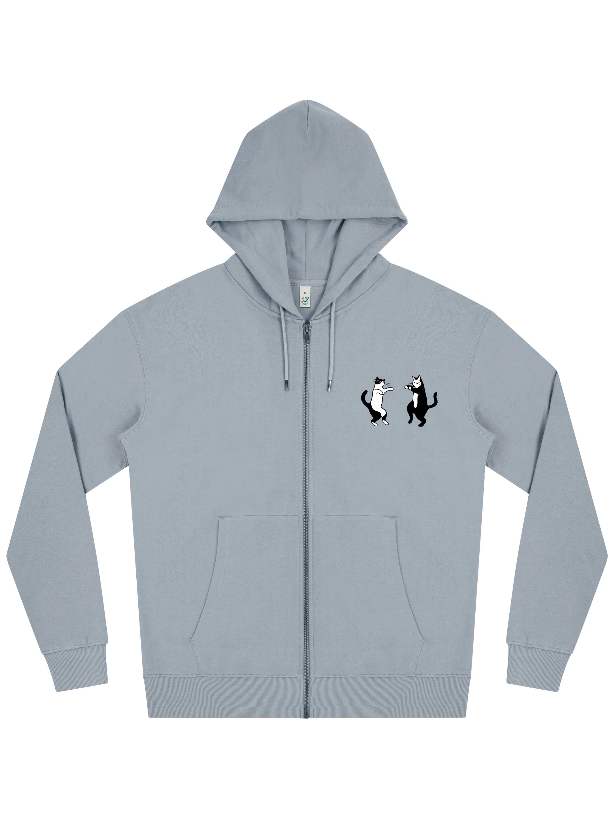 Dancing Cats Zip Hoodie - TOMOTO